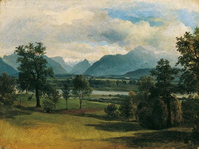 リーフェリングの眺め 作： Friedrich August Mathias Gauermann