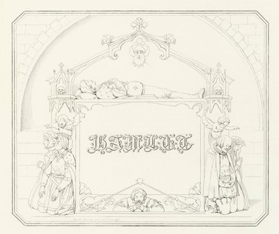 ハムレット(彫刻) 作： Friedrich August Moritz Retzsch
