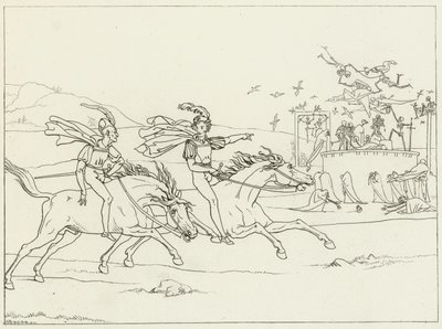 ゲーテのファウストのイラスト 作： Friedrich August Moritz Retzsch