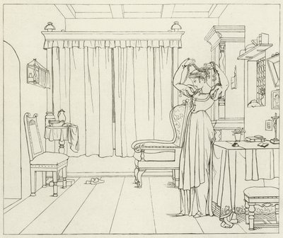 ゲーテのファウストのイラスト 作： Friedrich August Moritz Retzsch