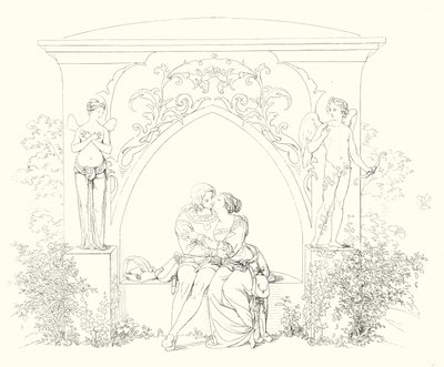 シラーの「Lied von der Glocke（鐘の歌）」の挿絵（彫刻）。 作： Friedrich August Moritz Retzsch