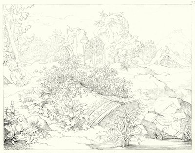 シラーの「Lied von der Glocke（鐘の歌）」の挿絵（彫刻）。 作： Friedrich August Moritz Retzsch