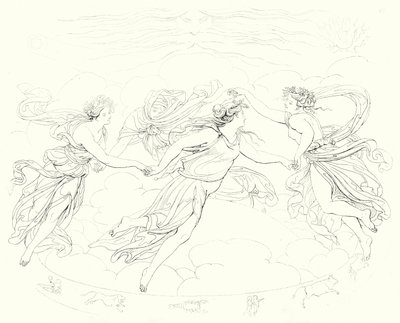 シラーの「Lied von der Glocke（鐘の歌）」の挿絵（彫刻）。 作： Friedrich August Moritz Retzsch