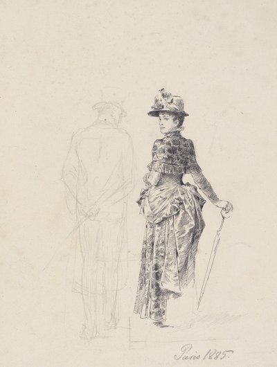 パリ 1885 作： Friedrich August von Kaulbach