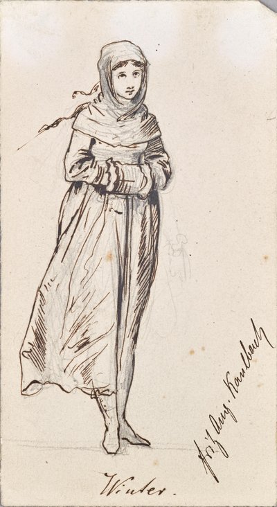 冬の擬人化 作： Friedrich August von Kaulbach
