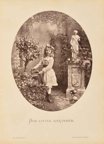 小さな庭師 作： Friedrich Bruckmann