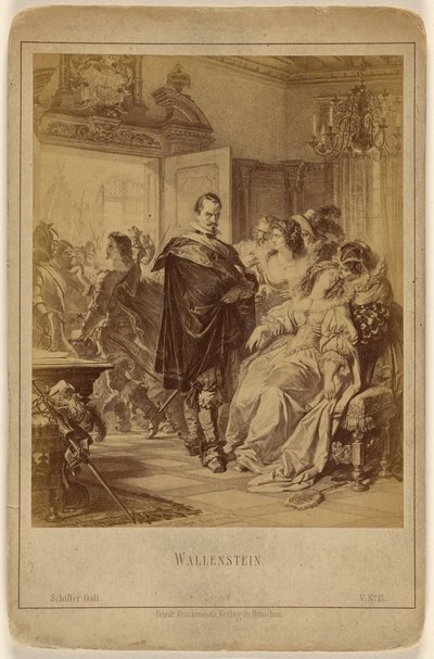 ワレンシュタイン［C.イェーガーの絵、ニュルンベルク、1867年］ 作： Friedrich Bruckmann
