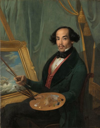 Raden Syarif Bustaman Salehの肖像 作： Friedrich Carl Albert Schreuel (attributed to)