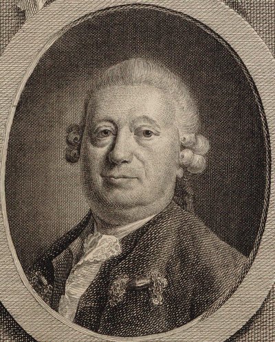 作曲家ヨハン・ハインリッヒ・ロールの肖像 1716-1785 , 1780. 作： Friedrich Christian Gottlieb Geyser