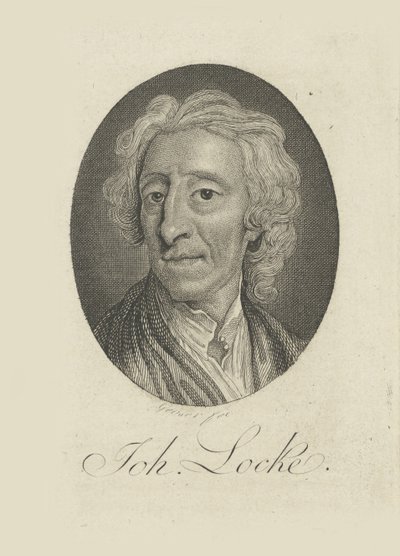 医師で哲学者のジョン・ロックの肖像、1632～1704 年、1770 年頃。 作： Friedrich Christian Gottlieb Geyser