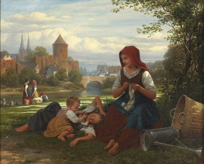 フリードリヒ・エドゥアルド・マイヤーハイム - 『ペール』1845年 作： Friedrich Eduard Meyerheim