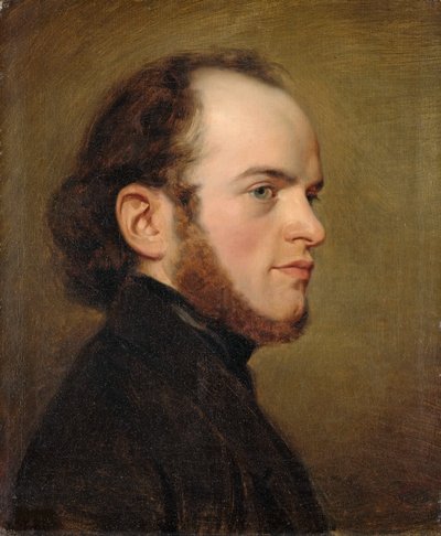 アドルフフォンメンゼル1815〜1905年、1839年頃の肖像。 作： Friedrich Eduard Meyerheim