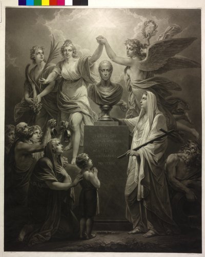 皇帝フランツ2世の神格化 - 平和の祝福 作： Friedrich Heinrich Fuger