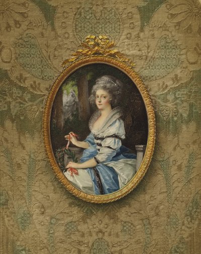 1788年、ヴュルテンベルクのユージーン公の娘、エリザベスヴィルヘルミンルイーズ王女の肖像 作： Friedrich Heinrich Fuger