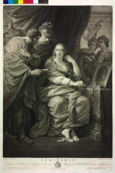 アッシリア女王セミラミス 作： Friedrich Heinrich Fuger