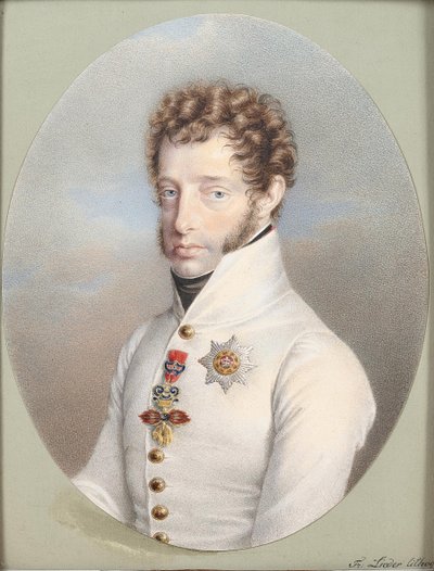 オーストリア大公ルイ 1784 年 - 1864 年。 作： Friedrich Johan Gottlieb Lieder