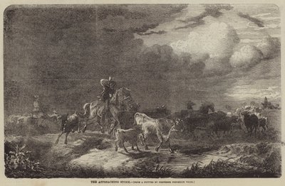 接近する嵐 作： Friedrich Johann Voltz