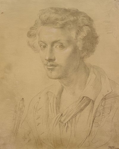 フリードリヒ・ネリー（Selbstbildnis） 作： Friedrich Nerly
