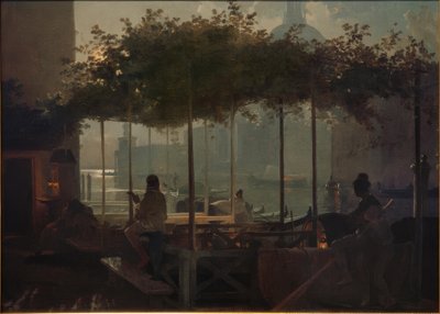 ヴェネツィアの月夜 作： Friedrich Nerly