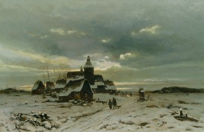 雪の村 作： Friedrich Nicolai Joseph Heydendahl