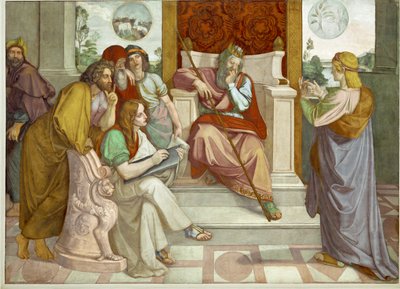 エジプトのヨセフとエジプトの役人ポティファル 作： Friedrich Overbeck