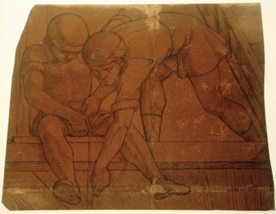 ピーターフォンアミアンがゴットフリートフォンブイヨンをキリスト教軍の指導者に任命 作： Friedrich Overbeck