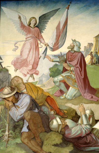 ブイヨンのゴッドフリーのビジョン 作： Friedrich Overbeck