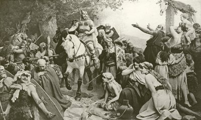 ローマ人へのヘルマンの勝利（グラビア） 作： Friedrich Paul Thumann
