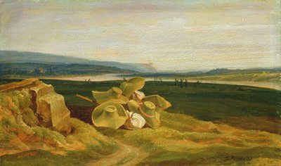 太陽の帽子のある風景、1825 作： Friedrich Philipp Reinhold