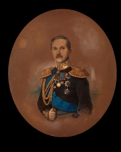 ピョートル・クラインミヒェル伯爵の肖像 1793-1869 作： Friedrich Randel