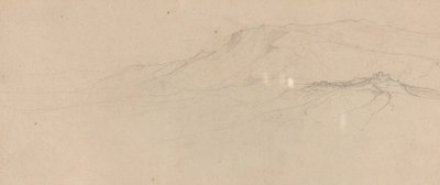 イタリアの山の風景 作： Friedrich Salathé
