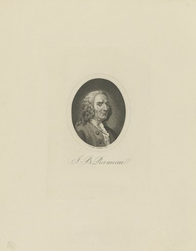 作曲家ジャン・フィリップ・ラモーの肖像1683-1764、1802。 作： Friedrich Wilhelm Bollinger