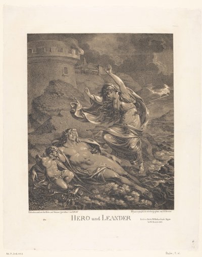 ヒーロー・エン・リアンダー Hero und Leander (オブジェクトのタイトル) 作： Friedrich Wilhelm Reuter