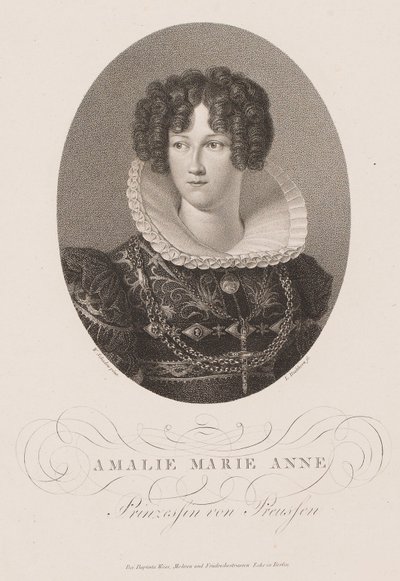 1812年以降のプロイセンのマリアンヌ王女、1785-1846年。 作： Friedrich Wilhelm von Schadow