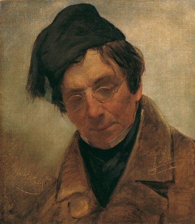 彫刻家ポンペオ・マルケージ 作： Friedrich von Amerling