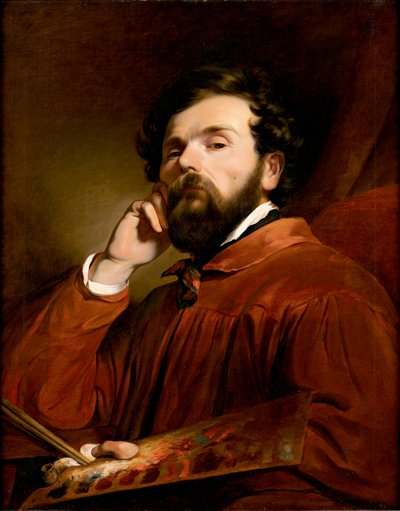 自画像 作： Friedrich von Amerling