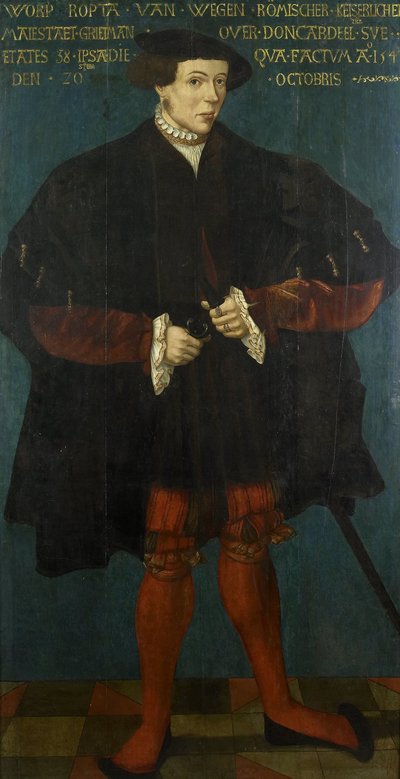 東ドンゲラディールの主任治安判事、ロプタのワープの肖像 作： Friese School 1542