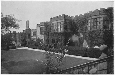 ハドンホール、c1896 作： Frith and Co