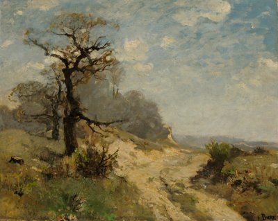 パスのある風景 作： Fritz Baer