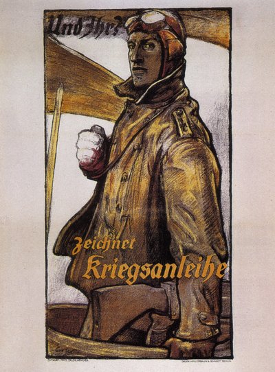 そして、あなた、1917年 作： Fritz Erler