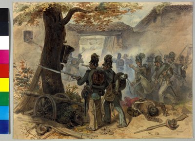 1848年の市街戦 作： Fritz L