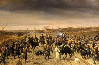 1864 年 2 月 3 日のオーバーセルクの戦い 作： Fritz L