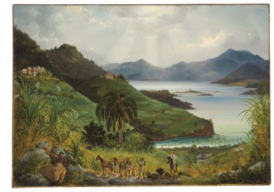 クルーズベイ；シナモンベイ、デンマーク領西インド諸島（米領ヴァージン諸島） 作： Fritz Siegfried Georg Melbye