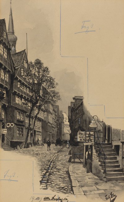旧市街 作： Fritz Stoltenberg