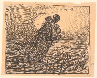子供と一緒に死が消える 作： Fritz Syberg