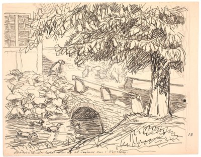 他のアヒルは... 作： Fritz Syberg