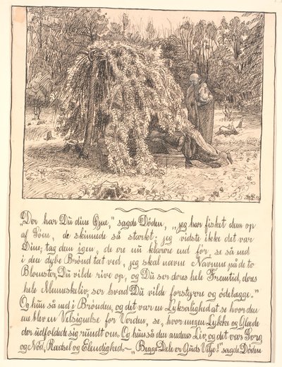 そこにあなたの目があります、と死は言いました... 作： Fritz Syberg