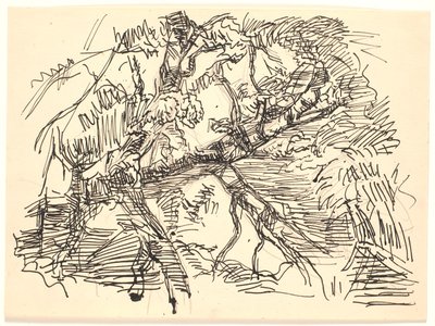 水上の枝 作： Fritz Syberg
