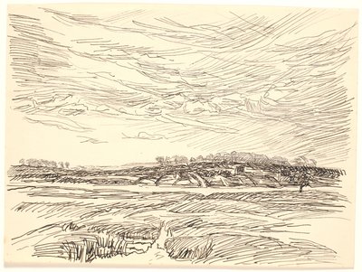 田んぼのある風景 作： Fritz Syberg