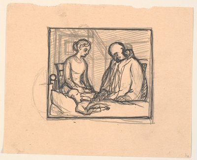 そして老人が寒さに震えたとき... 作： Fritz Syberg